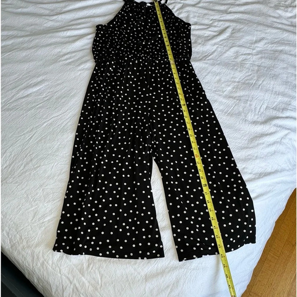 London Times Polka Dot Jumpsuit romper excellent condition size 12 comfortable - Picture 9 of 13